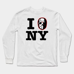 I hockey mask new york! Long Sleeve T-Shirt